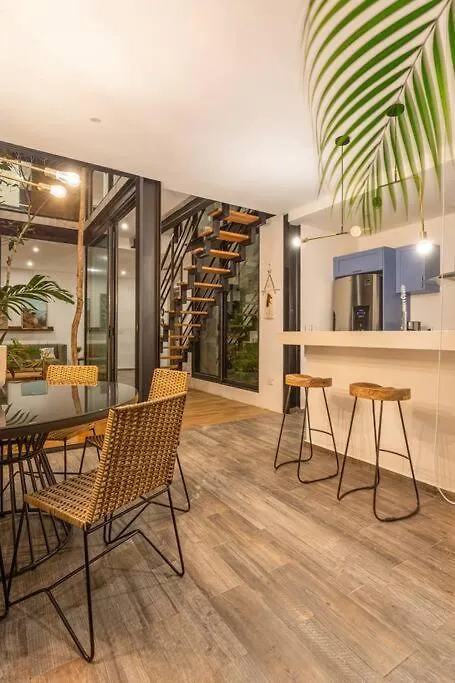 Chic Townhouse With Private Pool And Rooftop View Tulum Semesterbostad