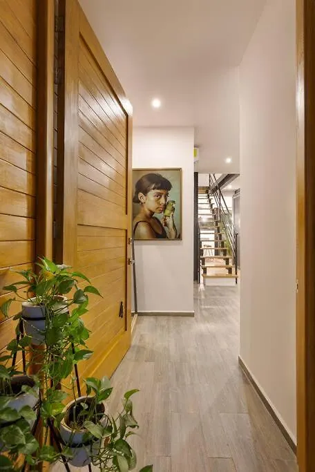 Semesterbostad Chic Townhouse With Private Pool And Rooftop View Tulum