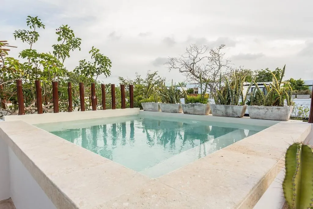 Chic Townhouse With Private Pool And Rooftop View Tulum