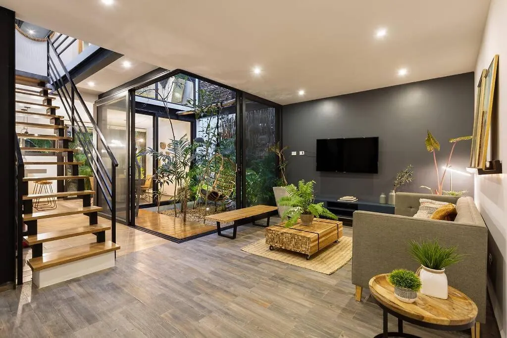 Chic Townhouse With Private Pool And Rooftop View Tulum Semesterbostad