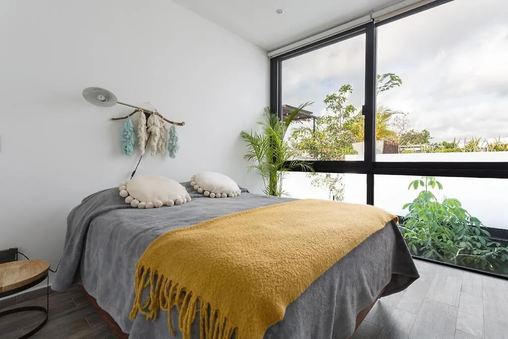 Chic Townhouse With Private Pool And Rooftop View Tulum Semesterbostad